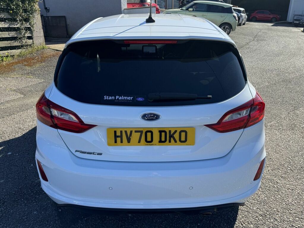 Ford Fiesta 1.0T Ecoboost St-line Edition Hatchback HV70DKO White #4