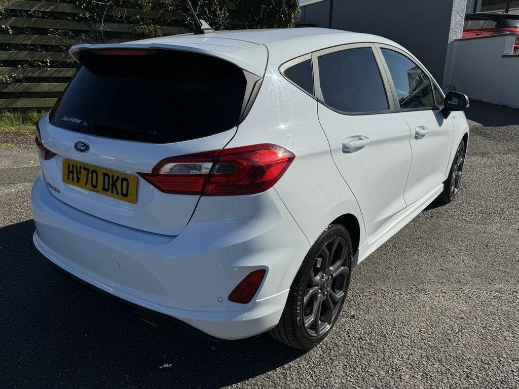 Ford Fiesta 1.0T Ecoboost St-line Edition Hatchback HV70DKO White #3