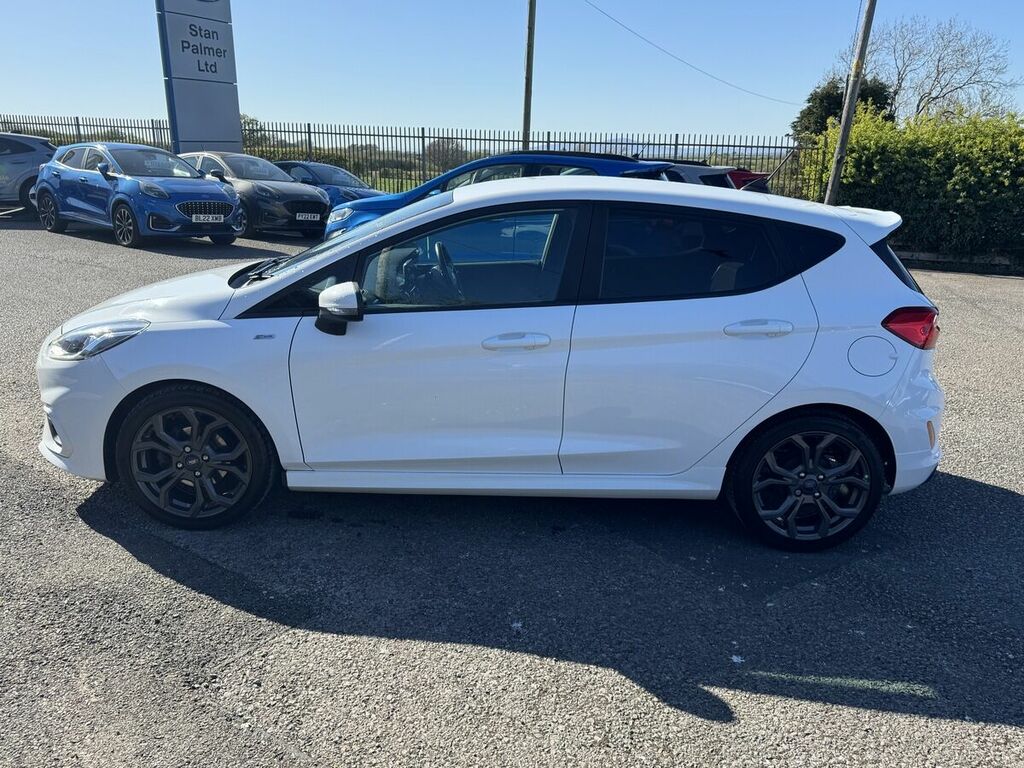 Ford Fiesta 1.0T Ecoboost St-line Edition Hatchback HV70DKO White #6