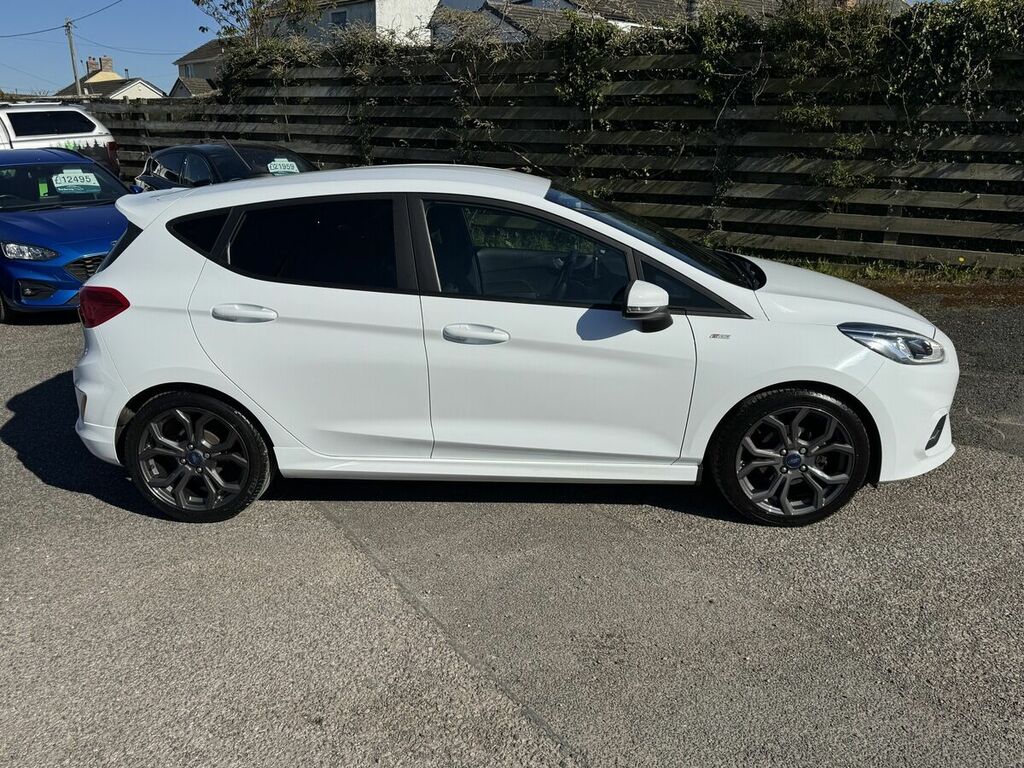 Ford Fiesta 1.0T Ecoboost St-line Edition Hatchback HV70DKO White #2