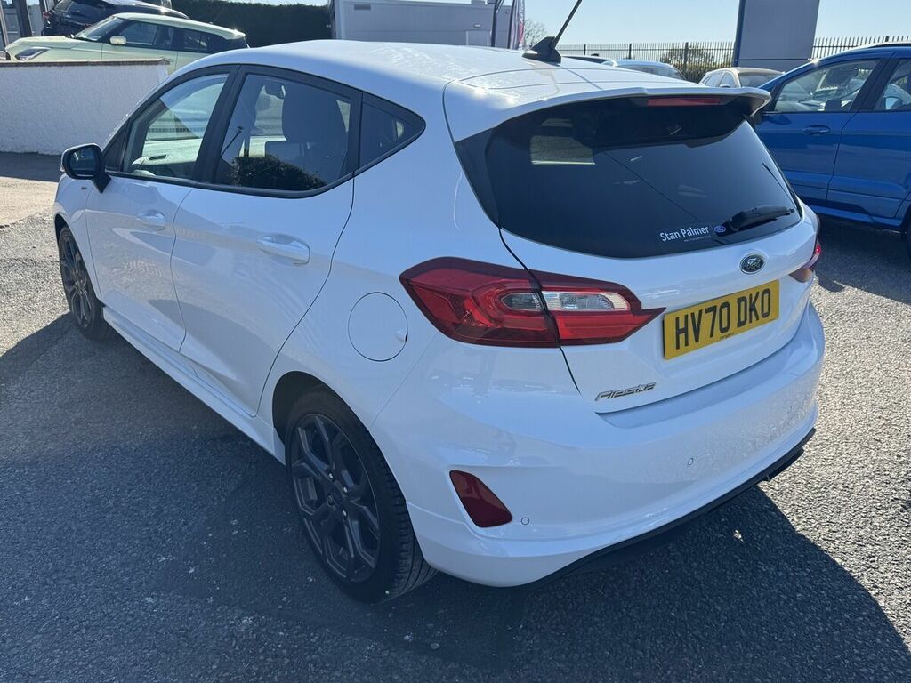 Ford Fiesta 1.0T Ecoboost St-line Edition Hatchback HV70DKO White #5