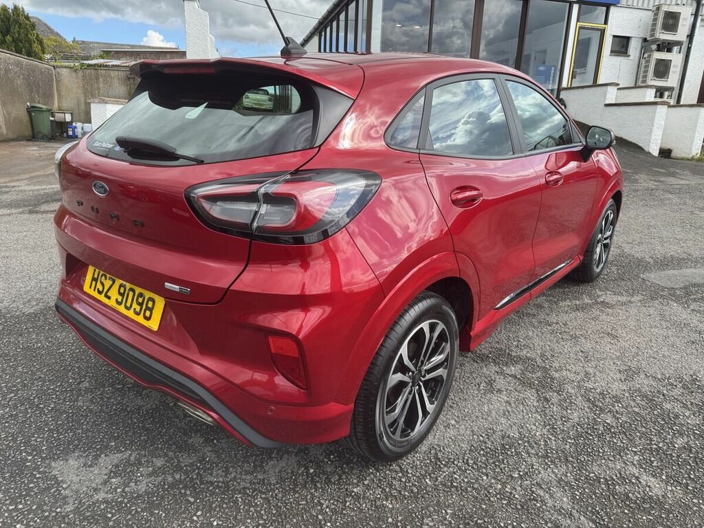 Ford Puma 1.0T Ecoboost Mhev St-line Suv E HSZ9098 Red #3