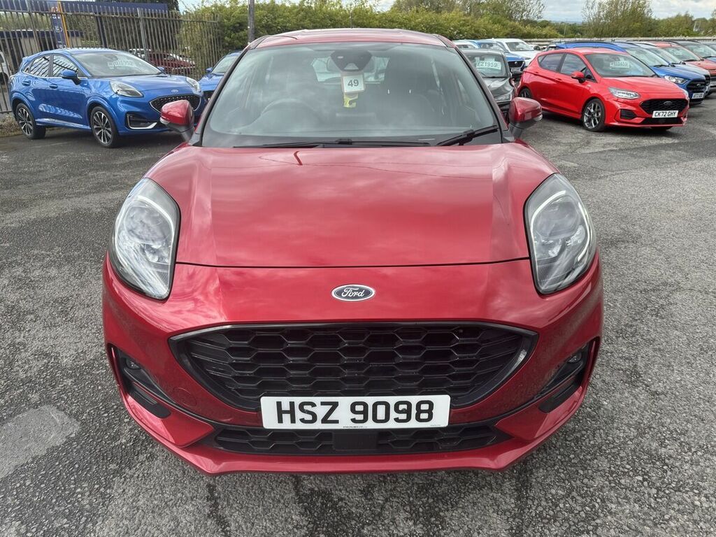 Ford Puma 1.0T Ecoboost Mhev St-line Suv E HSZ9098 Red #6