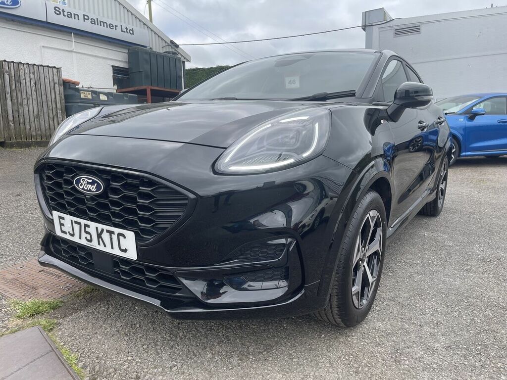 Ford Puma 1.0T Ecoboost Mhev St-line Suv Hybrid D EJ75KTC Black #2