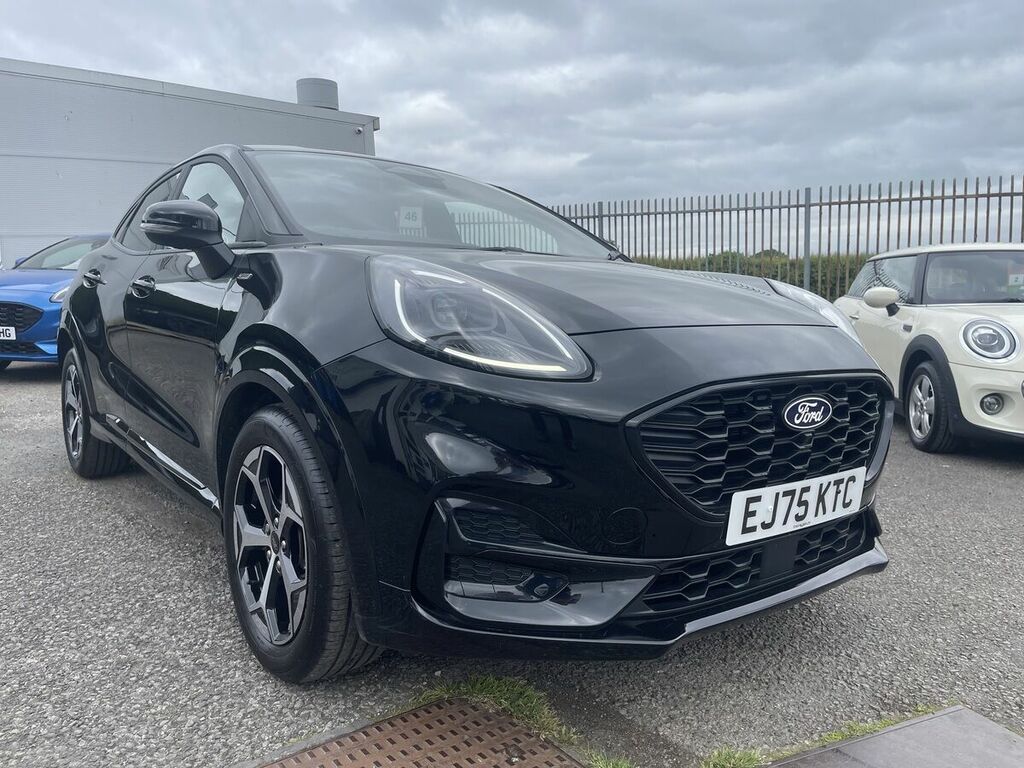 Ford Puma 1.0T Ecoboost Mhev St-line Suv Hybrid D Black