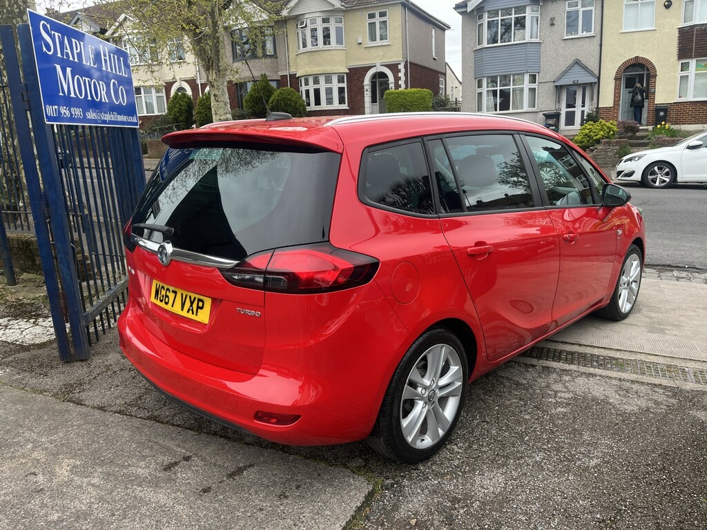 Vauxhall Zafira Tourer 1.4 I Turbo Sri Nav WG67VXP Red #3