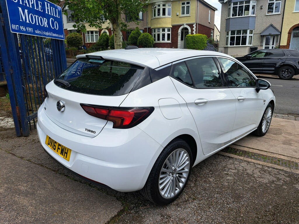 Vauxhall Astra 1.4 I Turbo Elite DV16FWH White #3