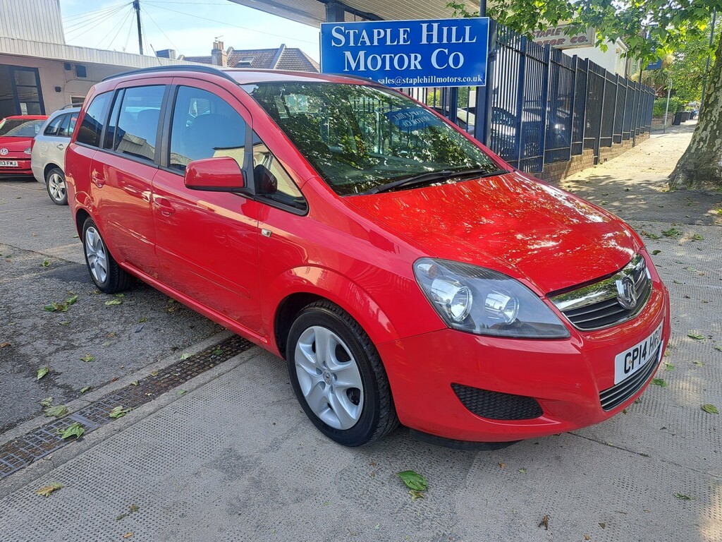 Vauxhall Zafira 1.8 16V Exclusiv Red