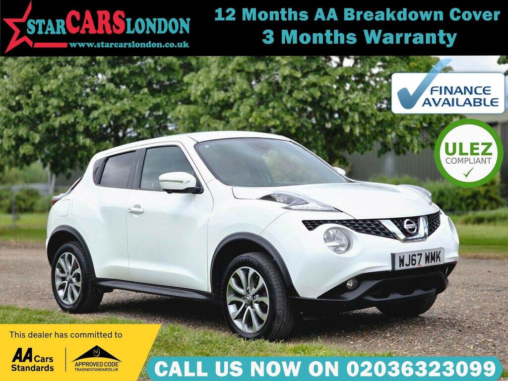 Nissan Juke 1.6 Tekna Xtron Euro 6 201767 White