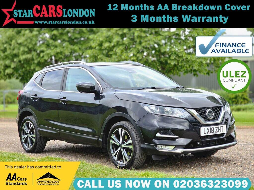 Nissan Qashqai 1.2 Dig-t N-connecta Xtron Euro 6 Ss 2018 Black