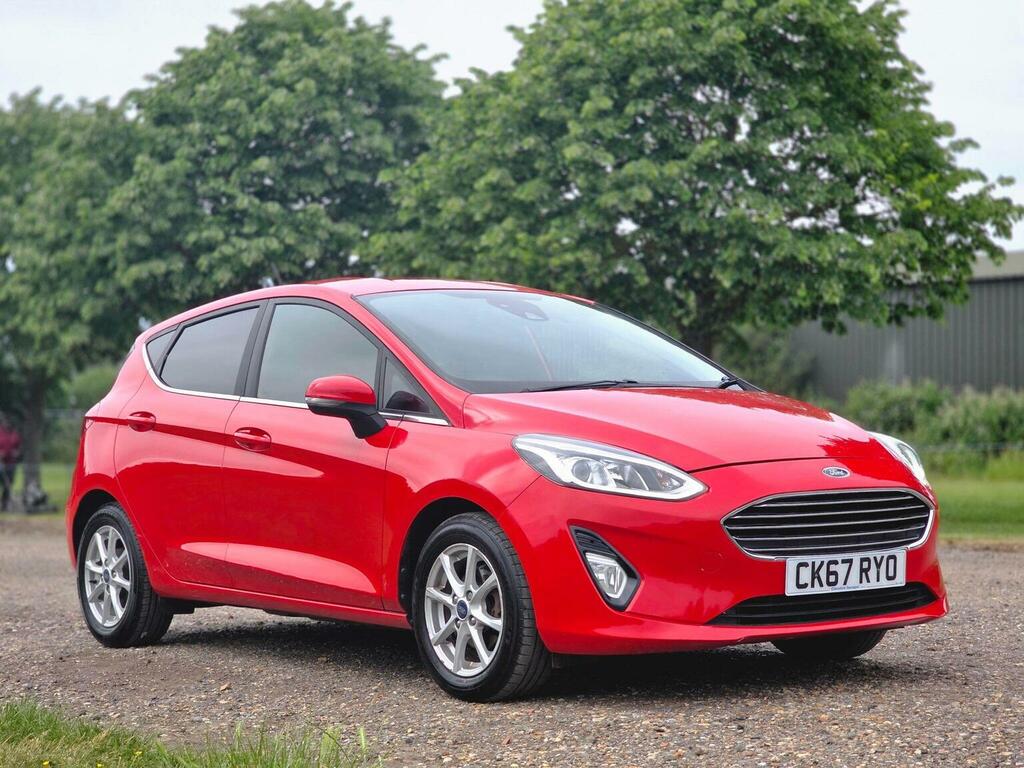 Ford Fiesta 1.0T Ecoboost Zetec Euro 6 Ss 201767 CK67RYO Red #5