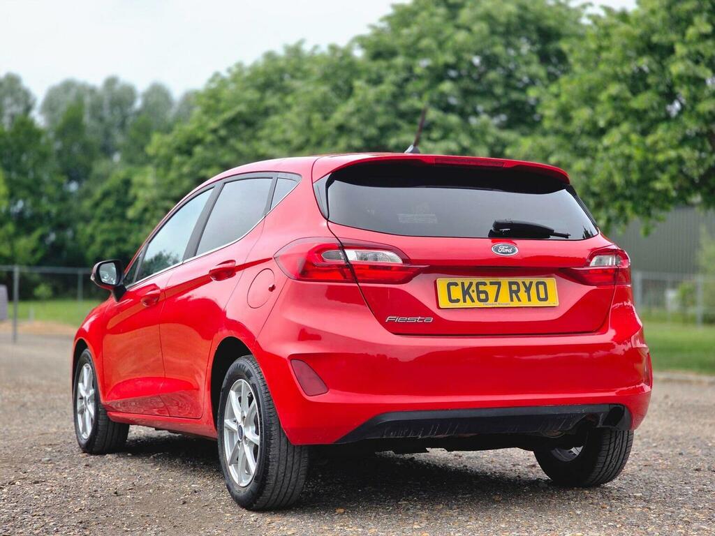 Ford Fiesta 1.0T Ecoboost Zetec Euro 6 Ss 201767 CK67RYO Red #4