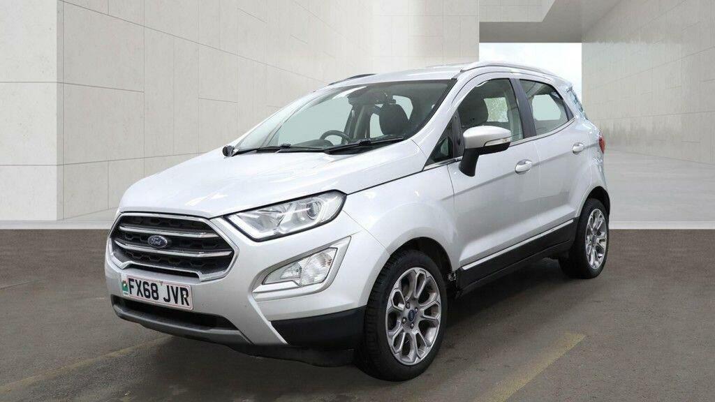 Ford Ecosport 1.0T Ecoboost Titanium Euro 6 Ss 2018 FX68JVR Silver #2