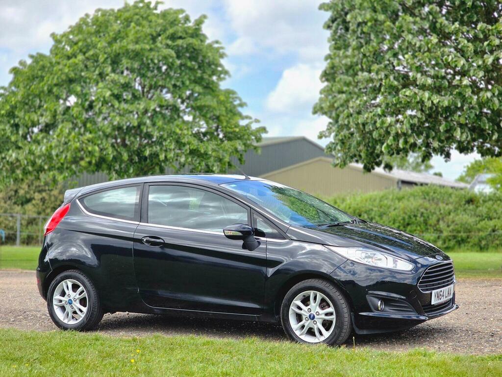 Ford Fiesta 1.0T Ecoboost Zetec Powershift Euro 5 201464 YN64LNA Black #2
