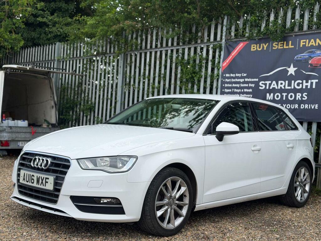 Audi A3 1.4 Tfsi Cod Sport Sportback S Tronic Euro 6 Ss AU16WXF White #6