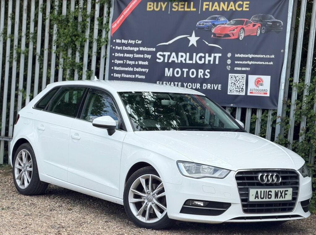Audi A3 1.4 Tfsi Cod Sport Sportback S Tronic Euro 6 Ss White