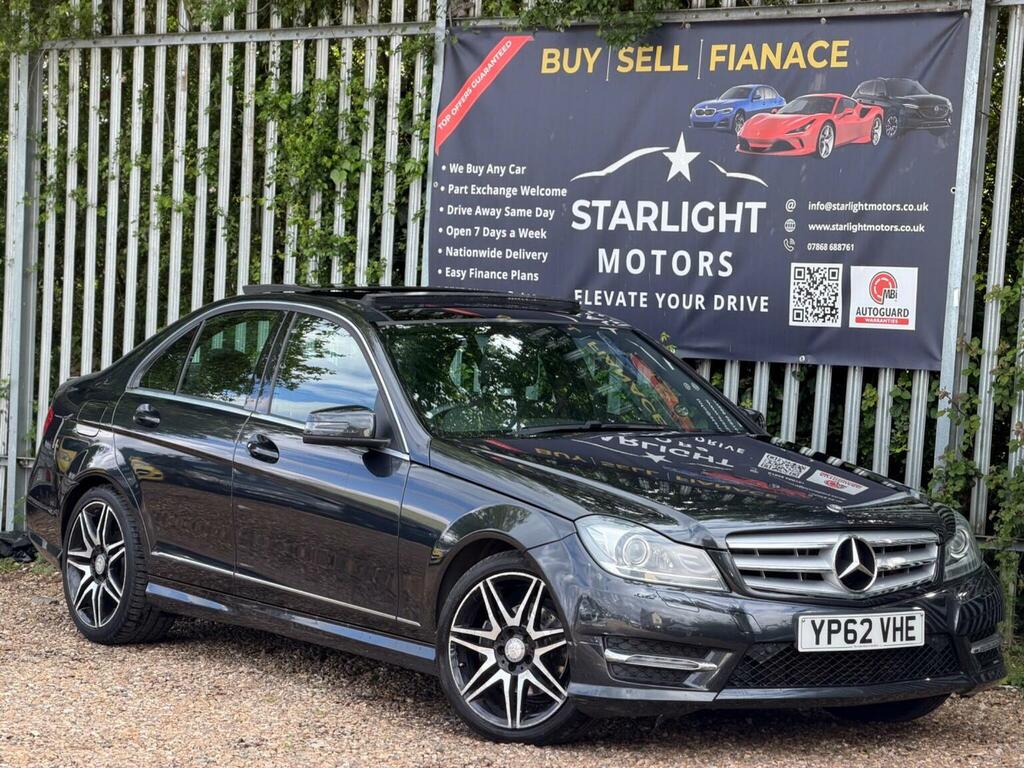 Mercedes-Benz C Class 1.6 C180 Blueefficiency Amg Sport Plus G-tronic E Black