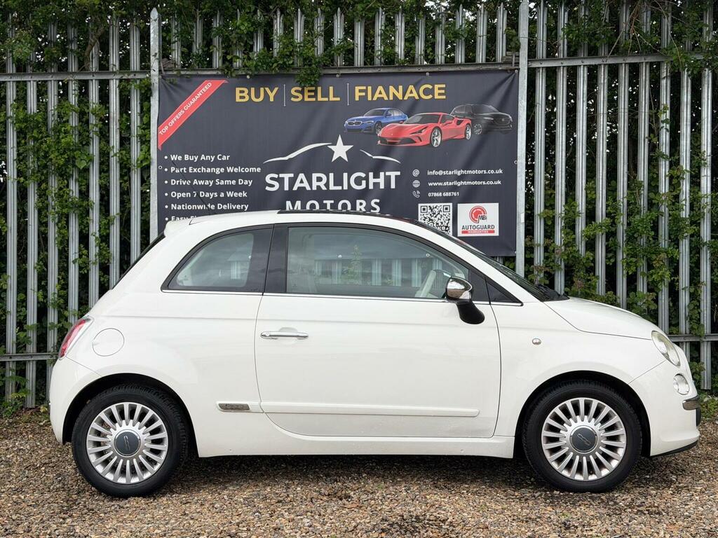 Fiat 500 1.2 Lounge Euro 5 Ss White #4
