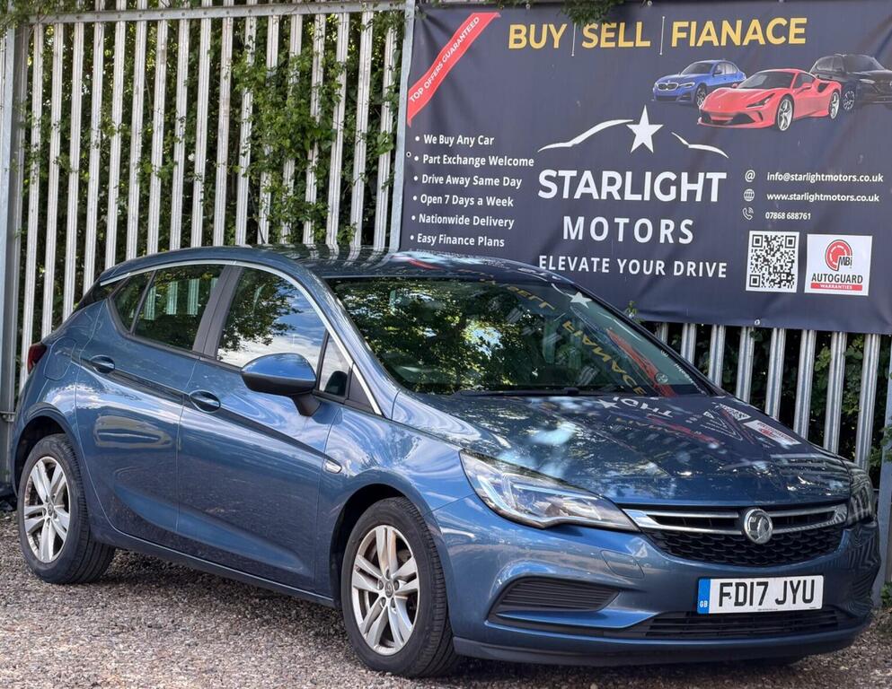 Vauxhall Astra 1.4I Turbo Design Euro 6 Blue