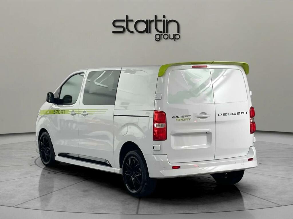 Peugeot Expert 2.0 Bluehdi Sport Standard Crew Van Eat8 Mwb Euro White #3