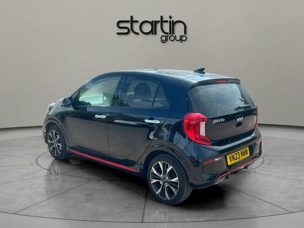 Kia Picanto 1.0 T-gdi Gt-line S Euro 6 Ss VN23NNW Black #4