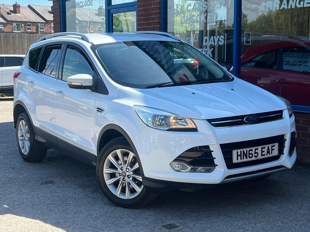 Ford Kuga 2.0 Tdci Titanium Awd Euro 6 Ss HN65EAF White #2