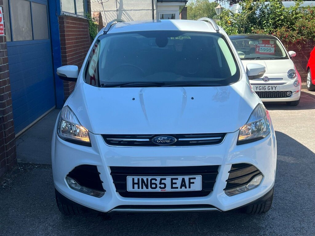 Ford Kuga 2.0 Tdci Titanium Awd Euro 6 Ss HN65EAF White #3