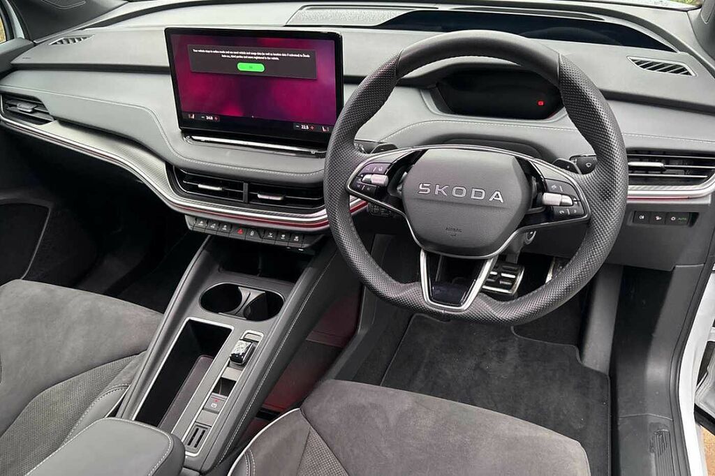 Skoda ENYAQ 210Kw 85X Sportline 82Kwh 4X4 HY75DHK White #6