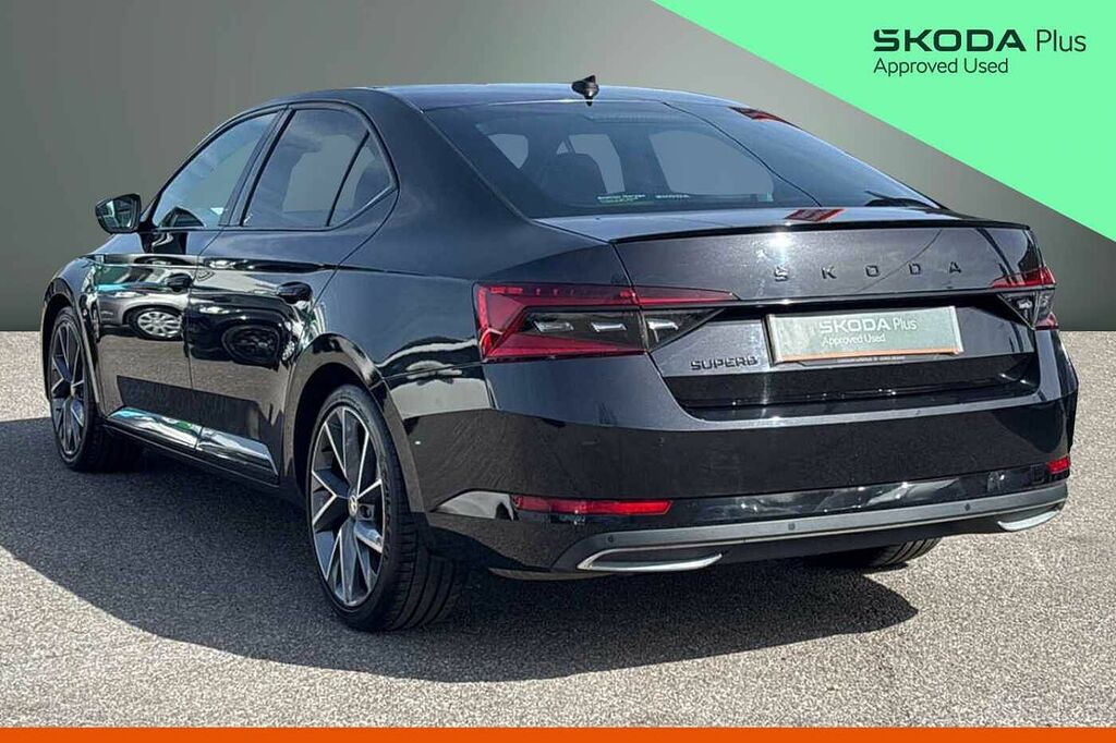 Skoda Superb 2.0 Tsi 190 Sport Line Plus Dsg Black #3