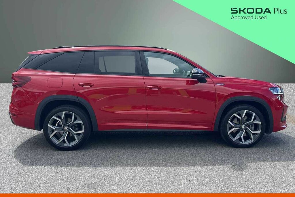 Skoda Kodiaq 1.5 Tsi E-tec Sportline Dsg 7 Seat HN75FKE Red #4