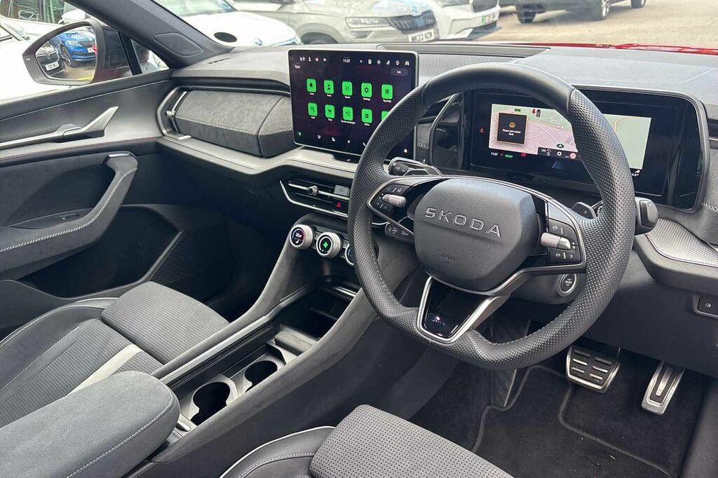 Skoda Kodiaq 1.5 Tsi E-tec Sportline Dsg 7 Seat HN75FKE Red #6