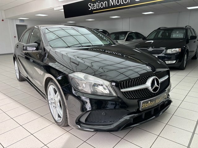 Mercedes-Benz A Class A180d Amg Line Hatchback Black #4