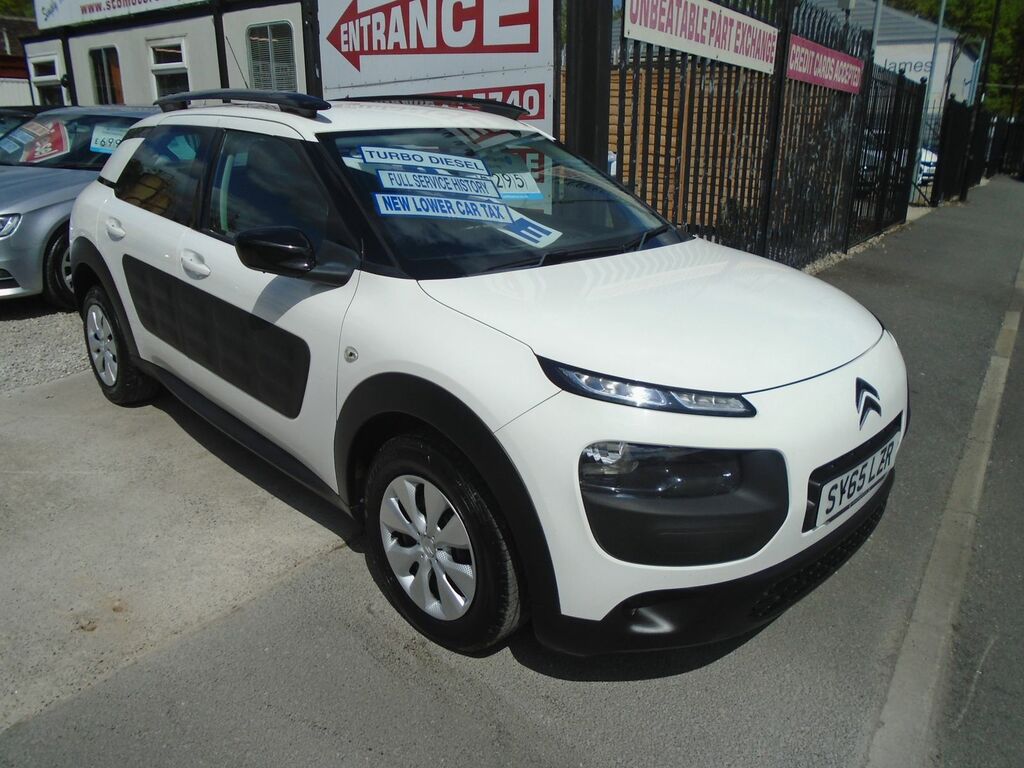 Citroen C4 Cactus 1.6 Bluehdi Feel Hatchback Euro White