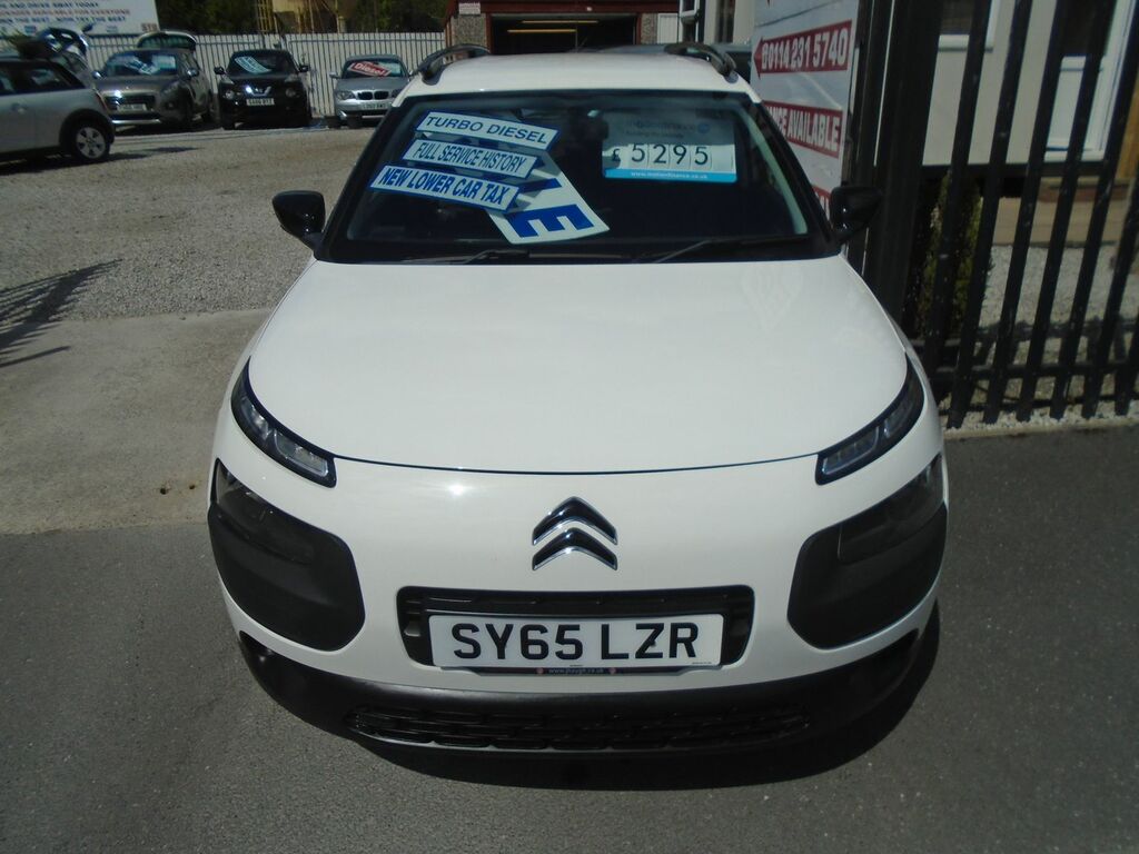 Citroen C4 Cactus 1.6 Bluehdi Feel Hatchback Euro SY65LZR White #2