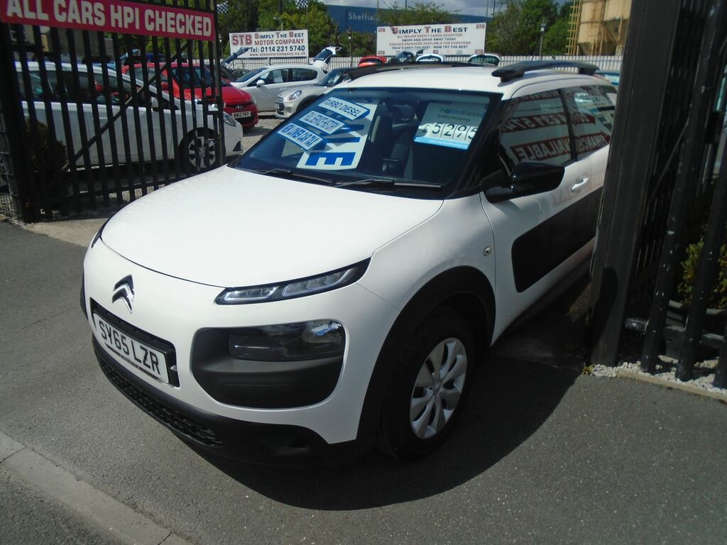 Citroen C4 Cactus 1.6 Bluehdi Feel Hatchback Euro SY65LZR White #3