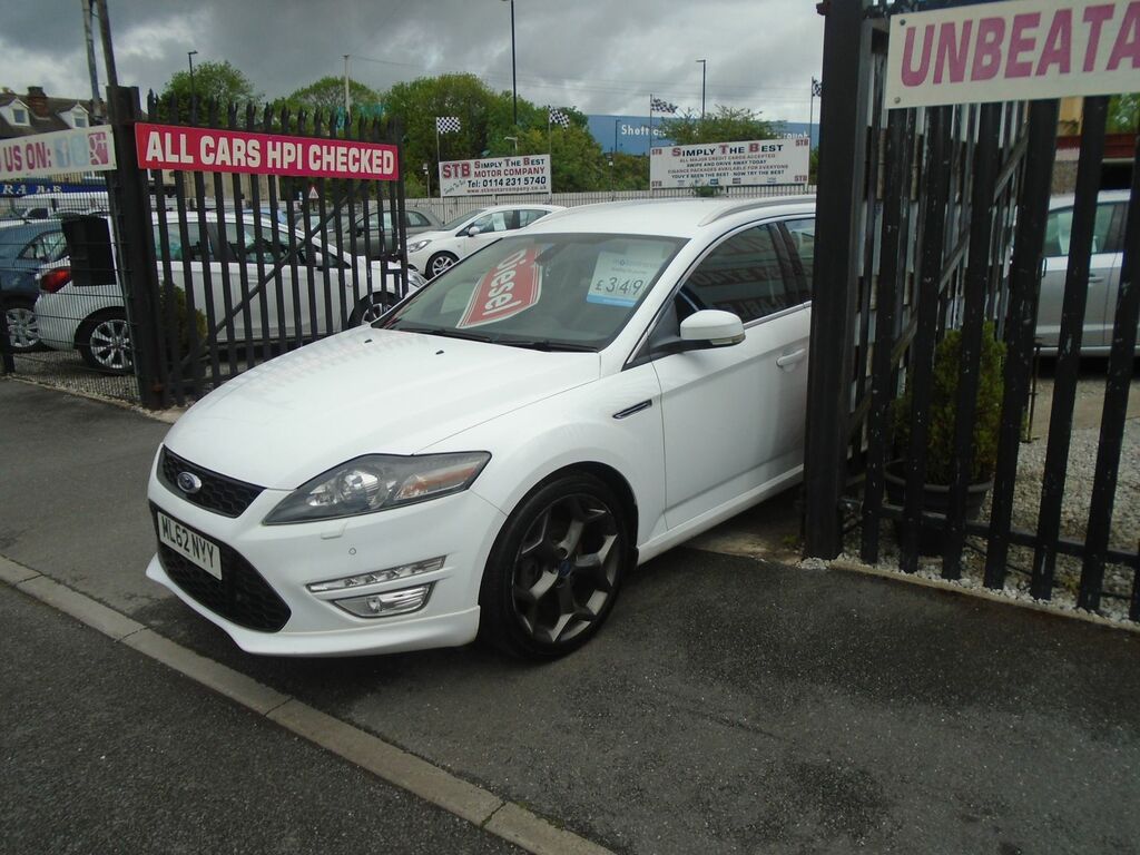 Ford Mondeo 2.2 Tdci Titanium X Sport Estate White #3
