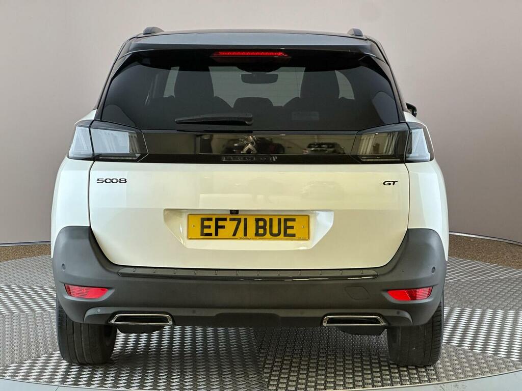 Peugeot 5008 1.2 Puretech Gt Premium Eat Euro 6 Ss EF71BUE White #5