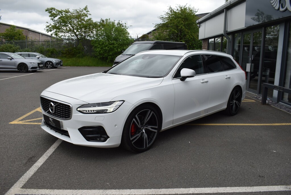 Volvo V90 D4 R-design BV17UNG White #5
