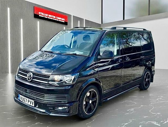 Volkswagen Transporter 2017 2.0 Bitdi T32 Bluemotion Tech Highline Kombi VU67PVV Black #4