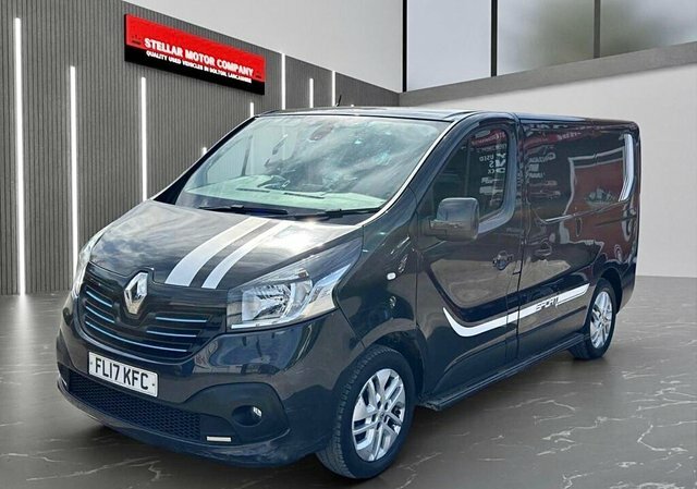 Renault Trafic 2017 1.6 Dci Energy 27 Sport Nav Swb Standard Roof FL17KFC Black #4