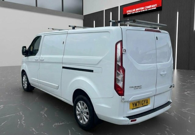 Ford Transit Custom 2022 2.0 300 Ecoblue Limited L2 H1 Euro 6 Ss YM71GYA White #6