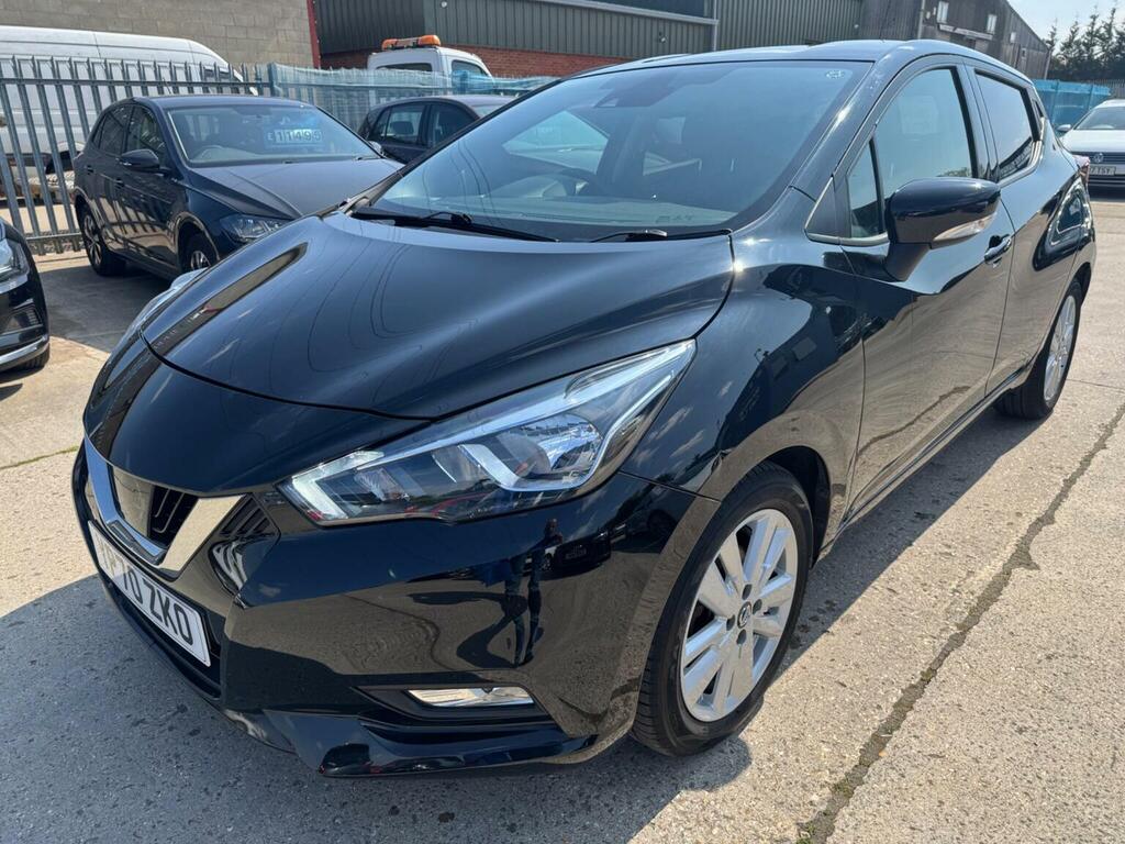 Nissan Micra Hatchback 1.0 Ig-t Acenta Euro 6 Ss 20207 YP70ZKO Black #4