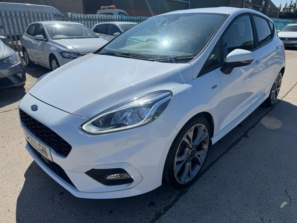Ford Fiesta Hatchback 1.0T Ecoboost Mhev St-line X Edition Eur YR21LGN White #6