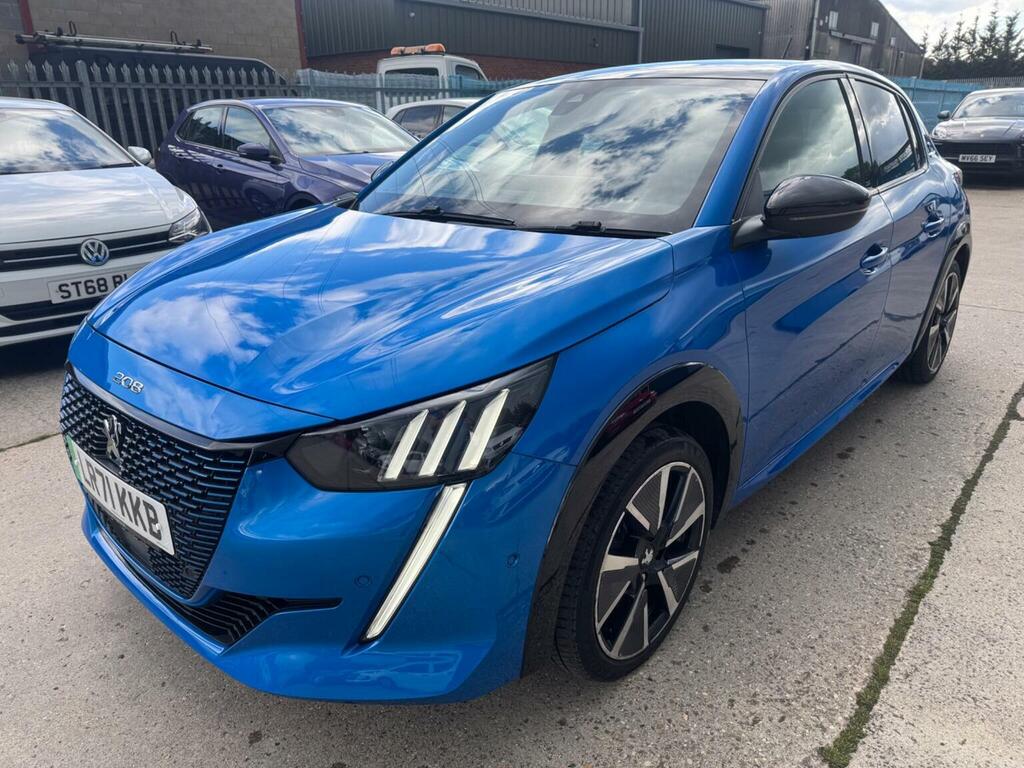 Peugeot e-208 Hatchback 50Kwh Gt Premium 202171 LR71KKB Blue #6