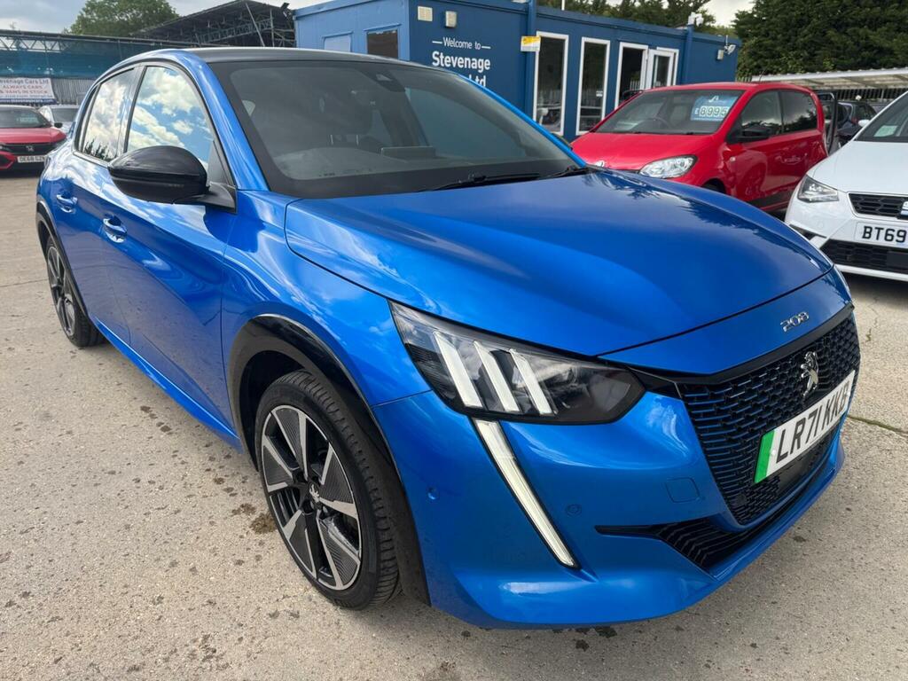 Peugeot e-208 Hatchback 50Kwh Gt Premium 202171 LR71KKB Blue #4