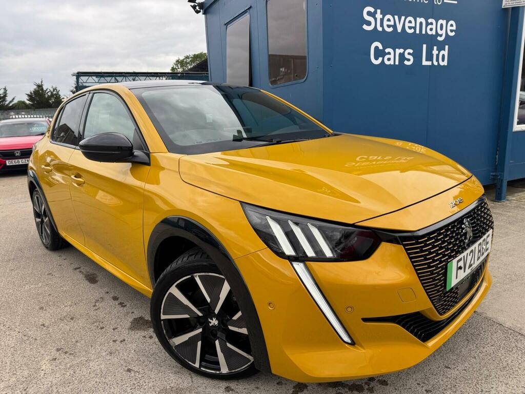 Peugeot e-208 Hatchback 50Kwh Gt Premium 202121 Yellow