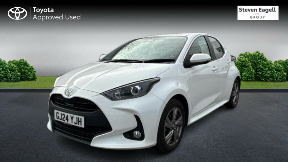 Toyota Yaris 1.5 Vvt-h Icon Hatchback Hybrid E-cvt E GJ24YJH White #5