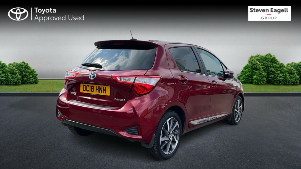 Toyota Yaris 1.5 Vvt-h Excel E-cvt Euro 6 Ss 15In Alloy DC18HNH Red #2