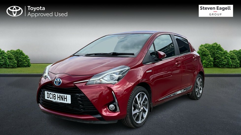 Toyota Yaris 1.5 Vvt-h Excel E-cvt Euro 6 Ss 15In Alloy DC18HNH Red #3