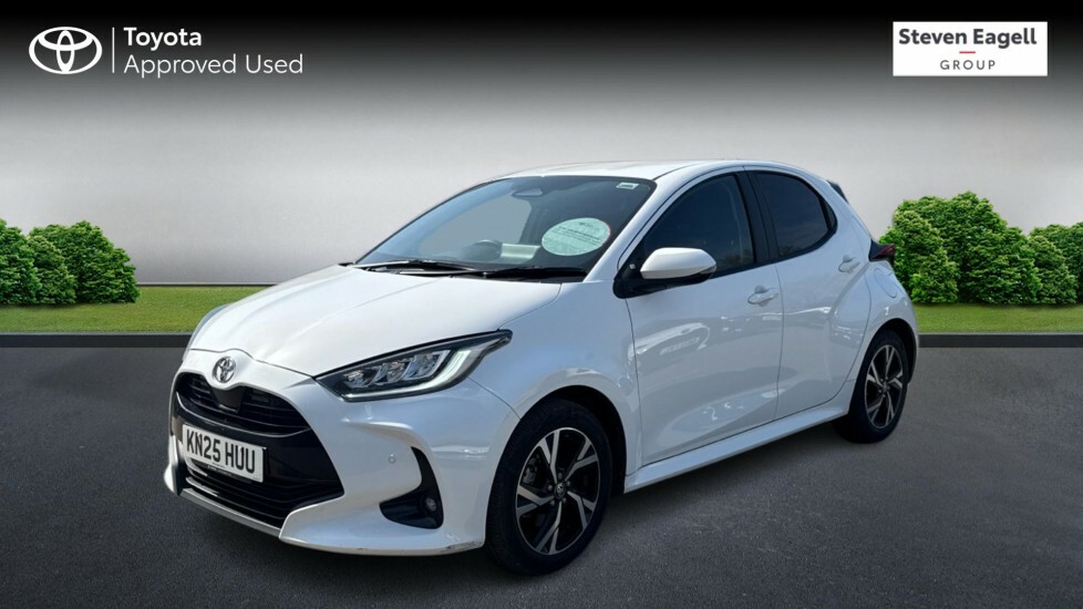 Toyota Yaris 1.5 Vvt-h Design Hatchback Hybrid E-cvt KN25HUU White #3